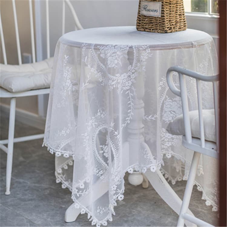 姫系レース布テーブルクロス 田園風ピクニック用