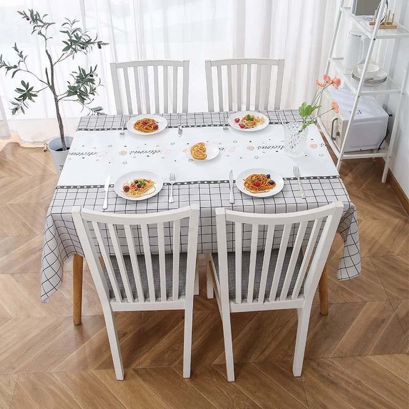 テーブルクロス チェック 格子模様の北欧風テーブルクロス