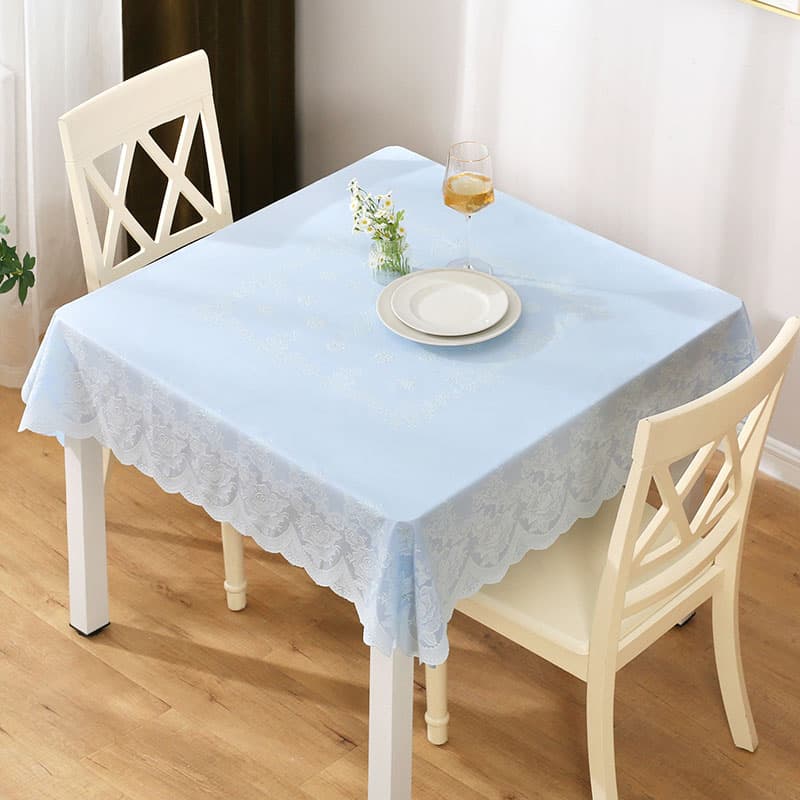 テーブルクロス 布 優美刺繍のテーブルカバー