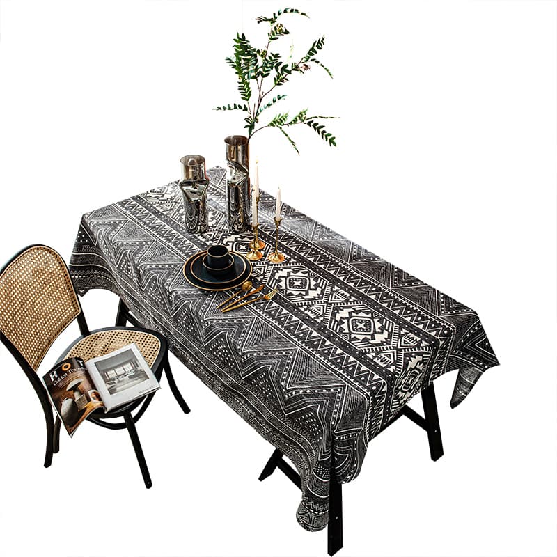 テーブルクロス 民族風幾何学模様テーブルクロス