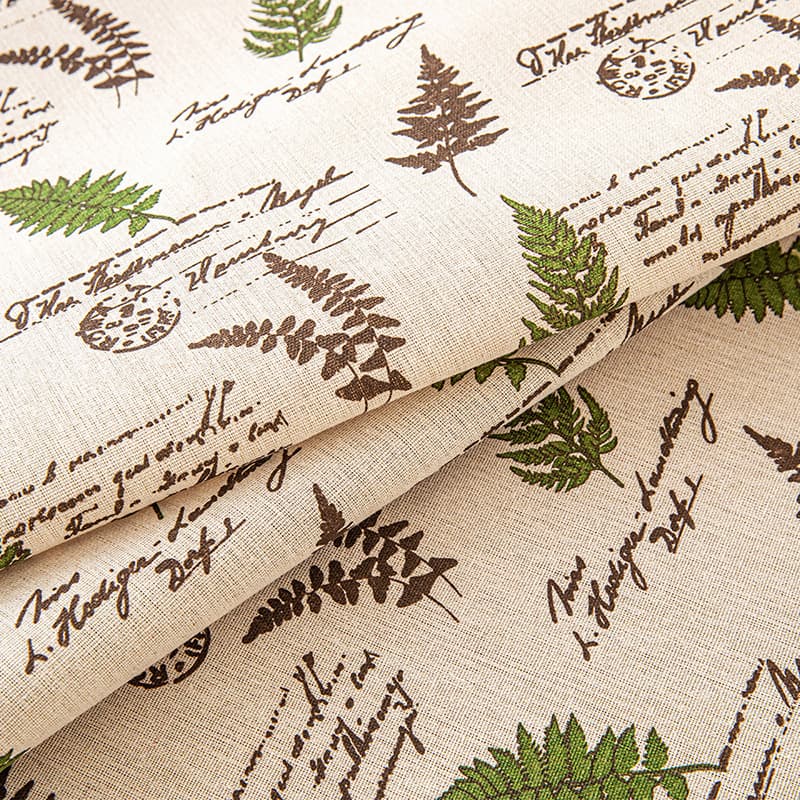 植物標本柄タッセル付きテーブルクロス