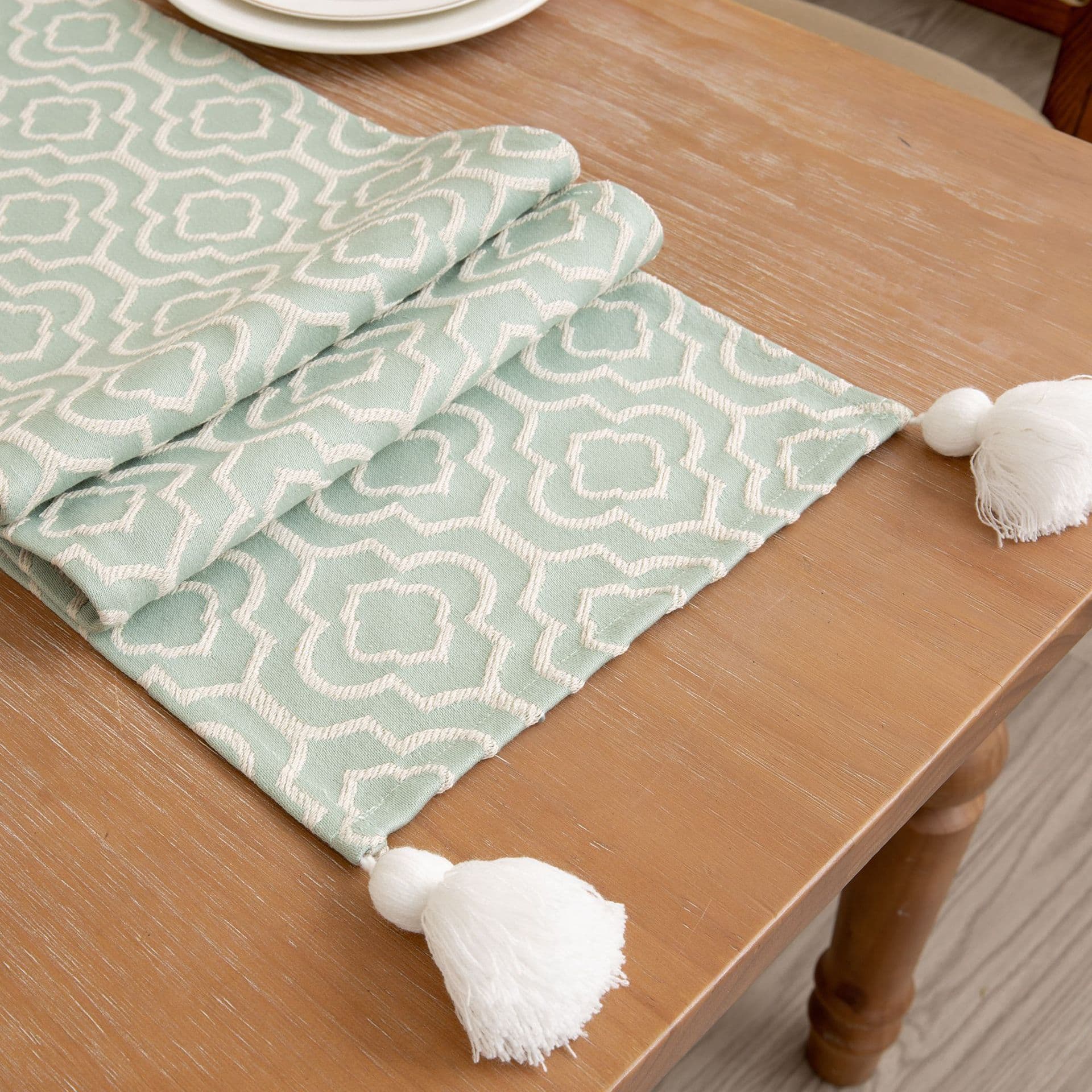 テーブルクロス センタークロス タッセル付き