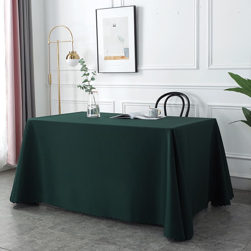 テーブルクロス シンプル波エッジテーブルクロス