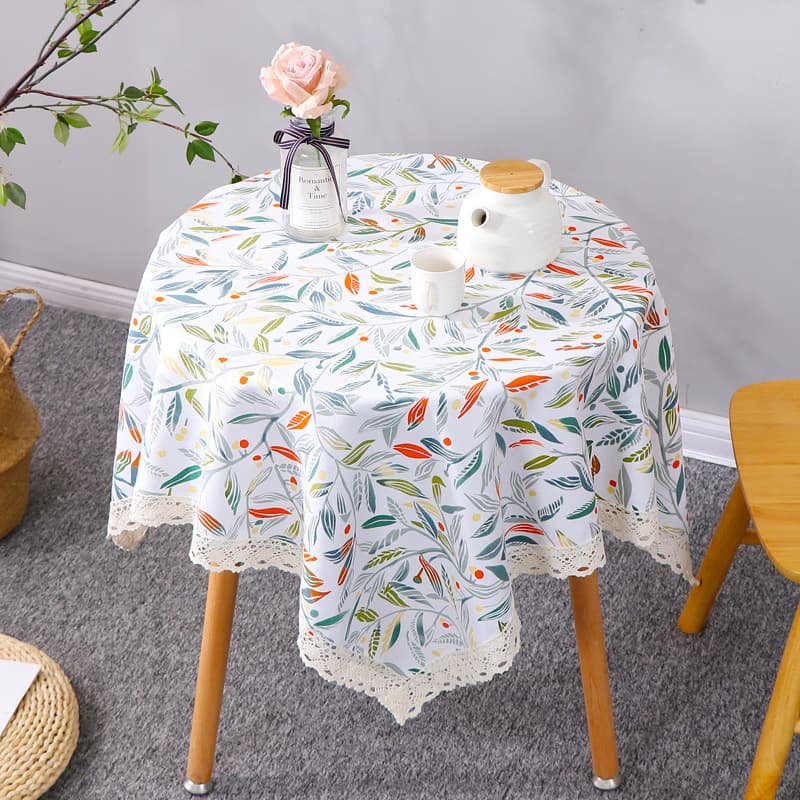 テーブルクロス 布 優美な花柄クロス