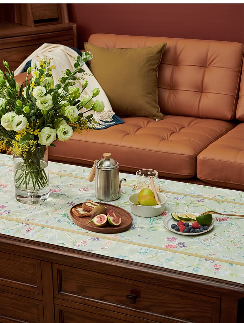 テーブルクロス ビニール 花園の風情 ビニールテーブルクロス