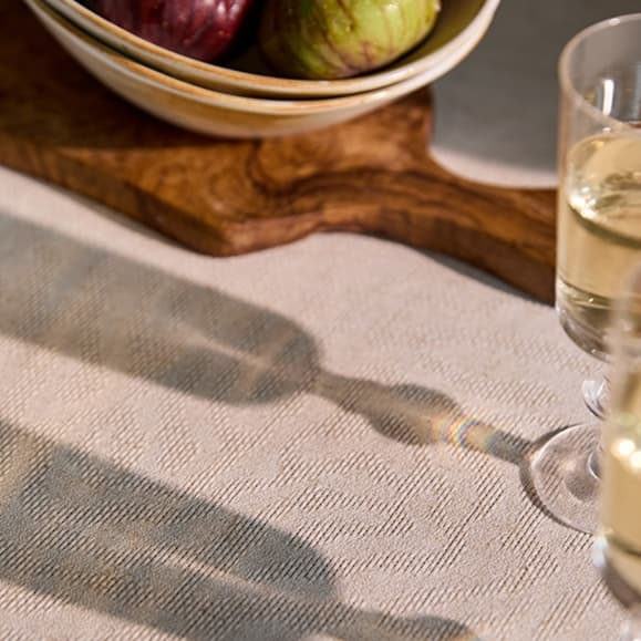 テーブルクロス リネン 天然亜麻のさらり涼感テーブルクロス