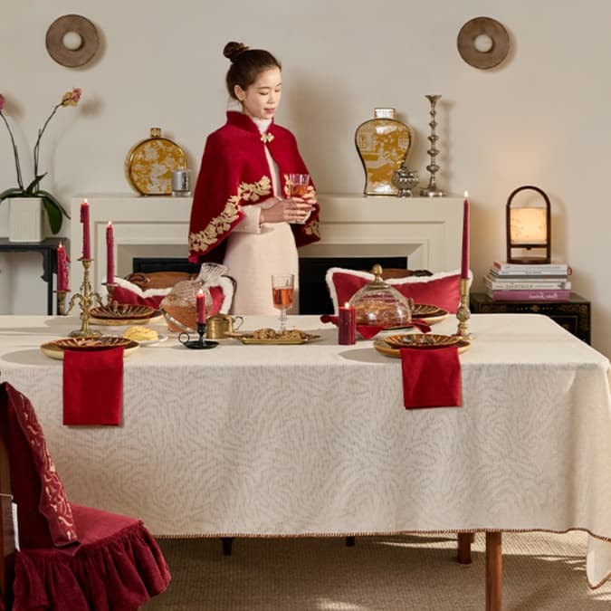 テーブルクロス リネン 天然亜麻のさらり涼感テーブルクロス