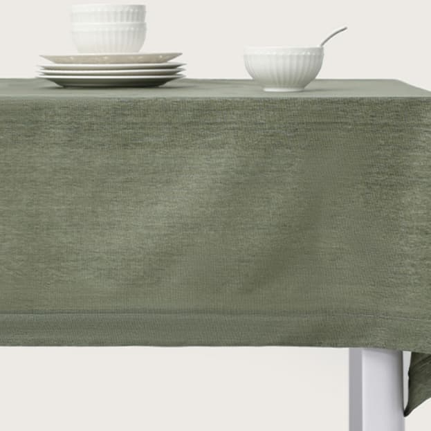 テーブルクロス リネン 落ち葉の風合い 天然麻布