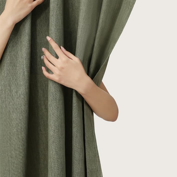 テーブルクロス リネン 落ち葉の風合い 天然麻布