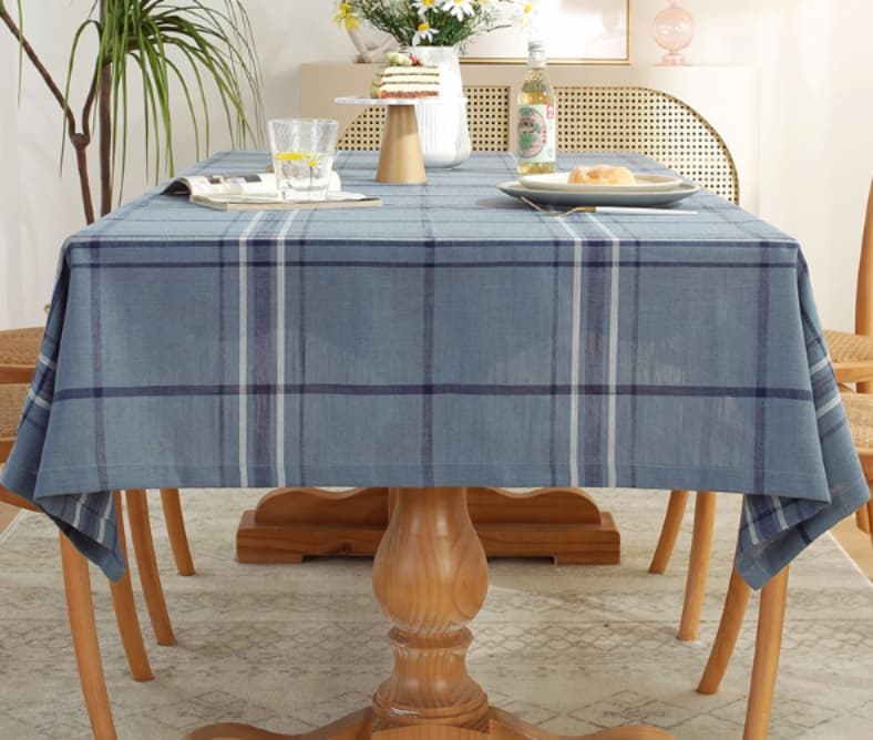 テーブルクロス チェック 北欧風格子模様のテーブルクロス