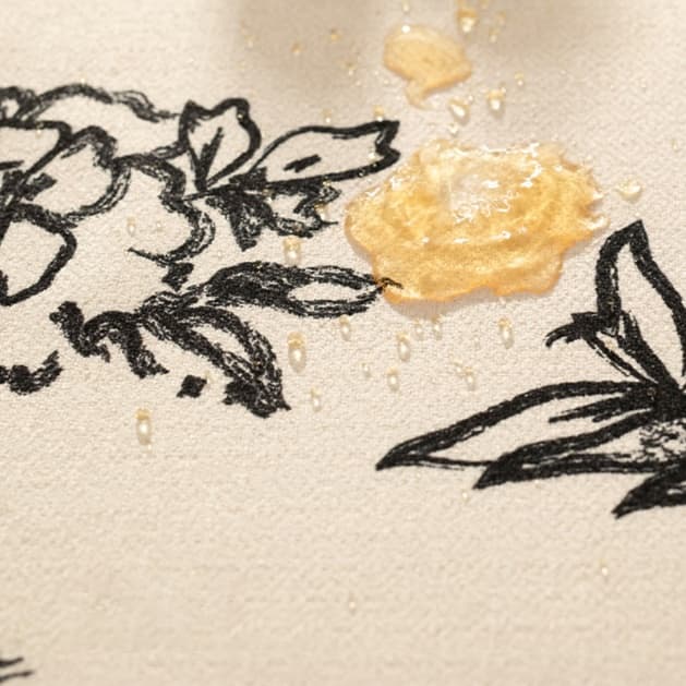 テーブルクロス 布 花柄刺繍入りクロス