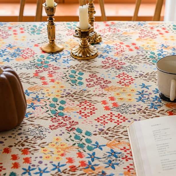 テーブルクロス 布 彩り花園クロス