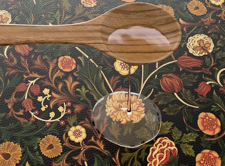 テーブルクロス ビニール 華麗な装飾模様 防水テーブルカバー