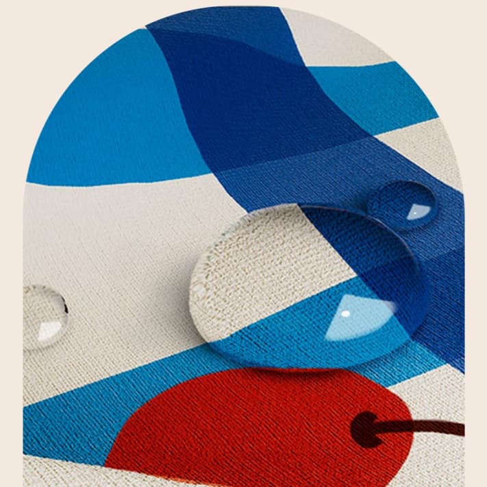 テーブルクロス センタークロス さくらんぼ格子模様のクロス