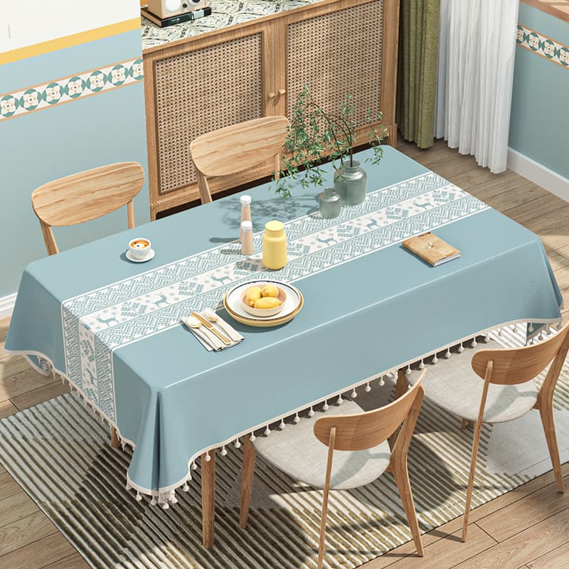 テーブルクロス リネン 北欧風デザイン ぬくもりテーブルクロス