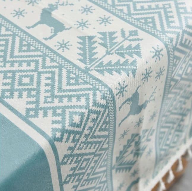 テーブルクロス リネン 北欧風デザイン ぬくもりテーブルクロス