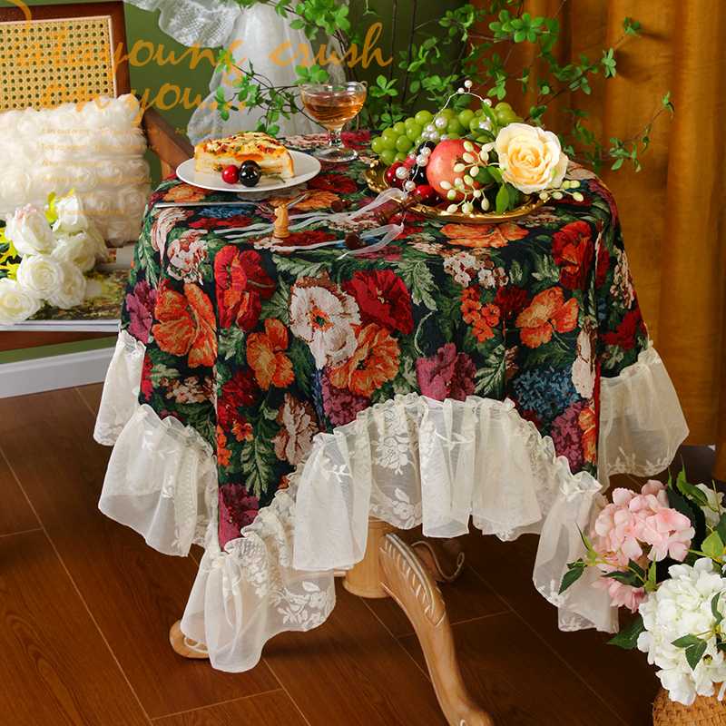 テーブルクロス 布 花園の夢見るクロス