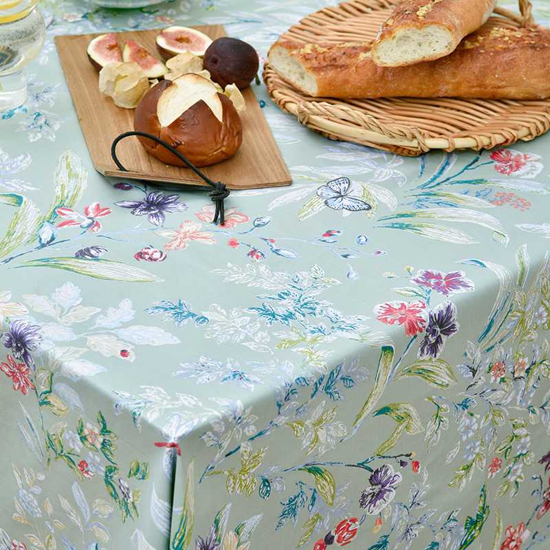 テーブルクロス ビニール 花咲く季節のテーブルクロス