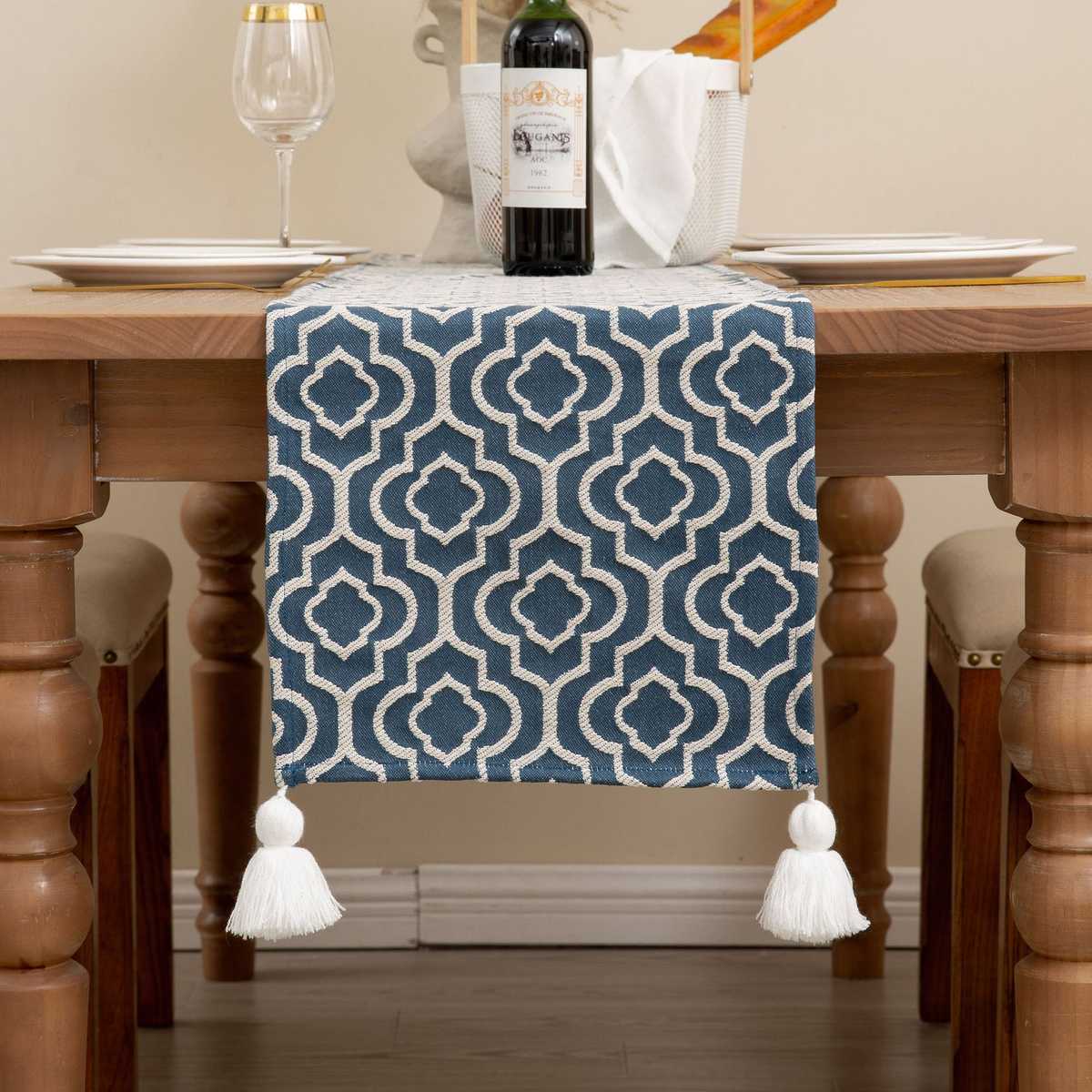 テーブルクロス センタークロス タッセル付き