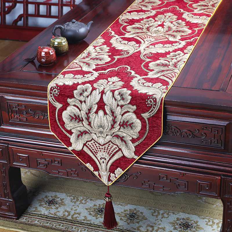 テーブルクロス センタークロス 豪華刺繍の伝統的テーブル飾り