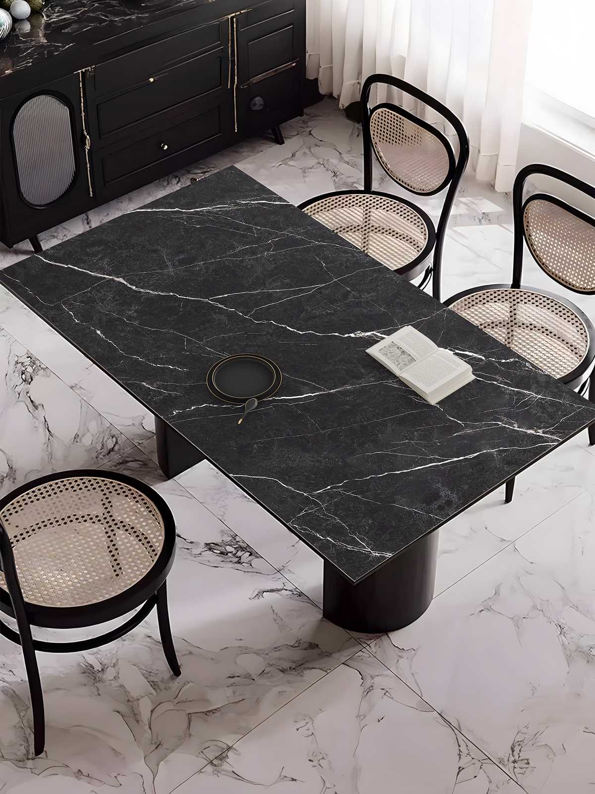 テーブルクロス 雅望大理石テーブル