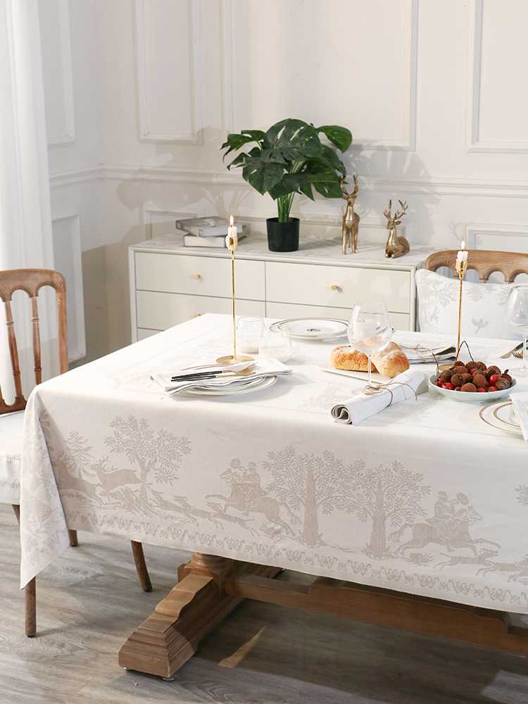 テーブルクロス 森の物語 リネンテーブルクロス