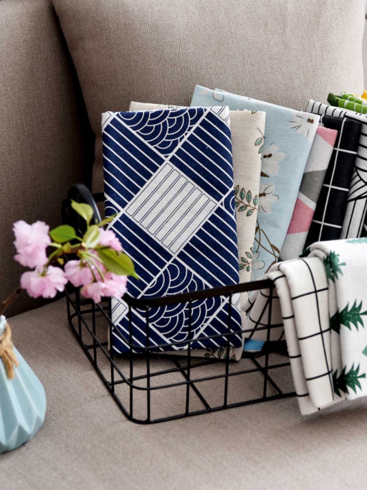 テーブルクロス テーブルクロス 伝統文様リネンクロス