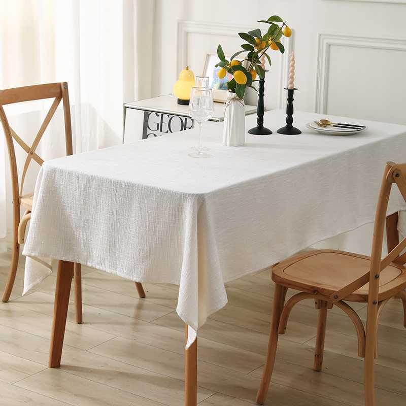 テーブルクロス 優雅な麻混テーブルクロス