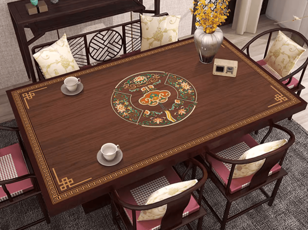 テーブルクロス 伝統美が薫る格子紋様テーブル