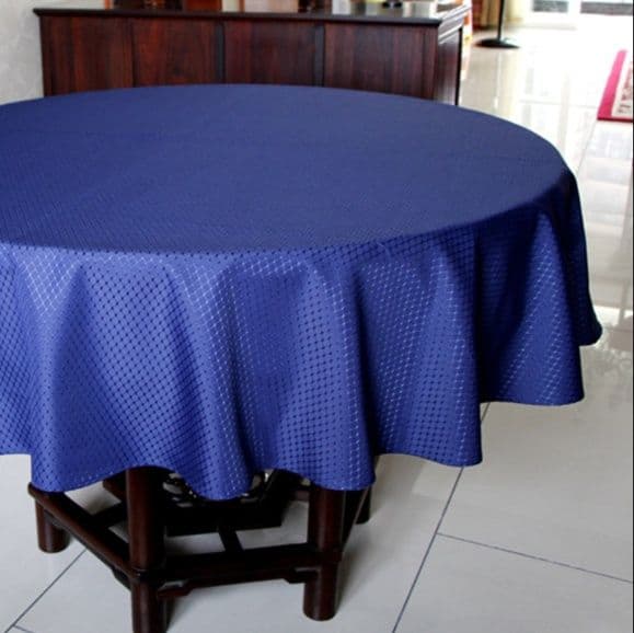 テーブルクロス 高級感のある格子模様ビニール製テーブルクロス