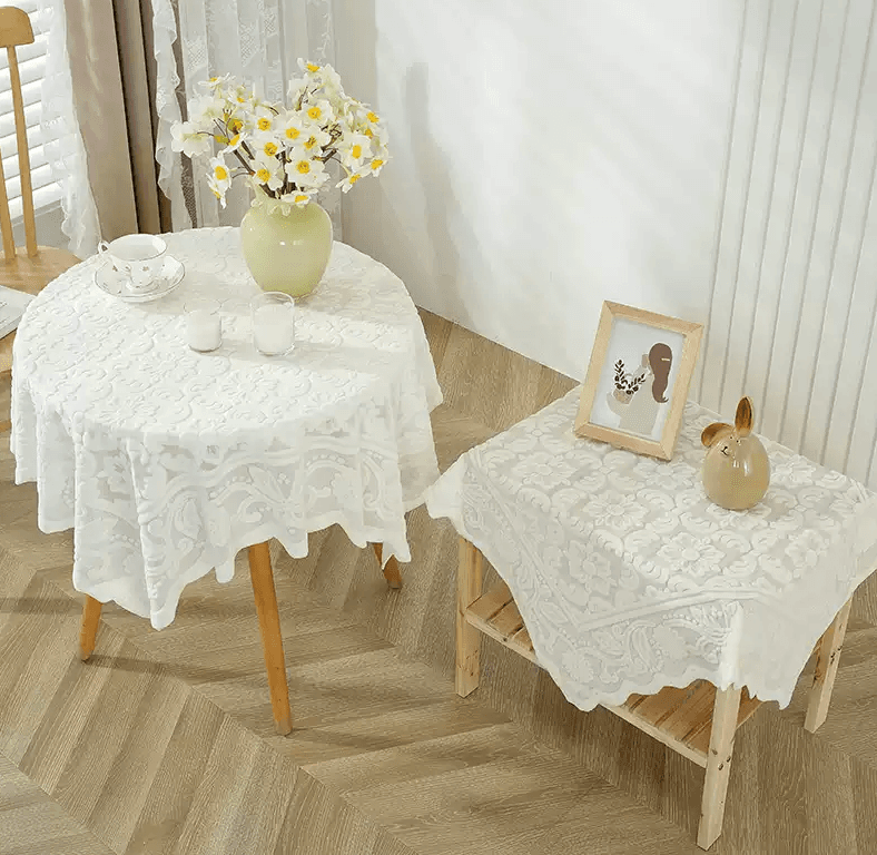 テーブルクロス 布 花柄レース