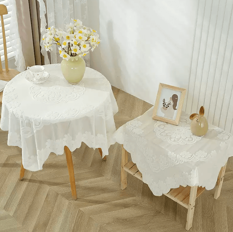 テーブルクロス 布 花柄レース