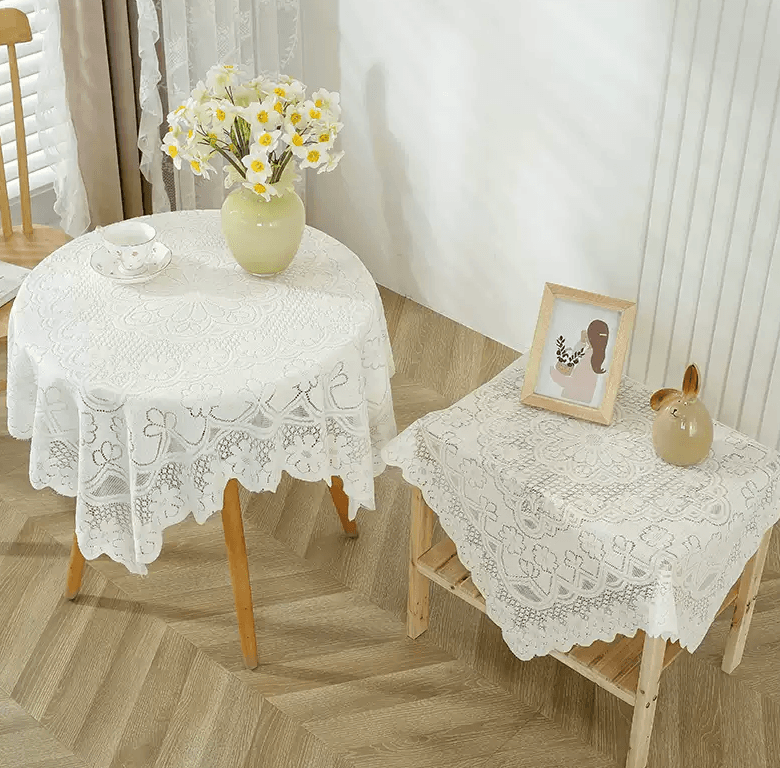 テーブルクロス 布 花柄レース