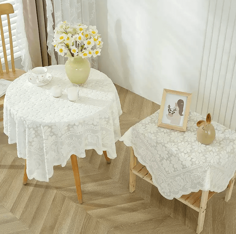 テーブルクロス 布 花柄レース