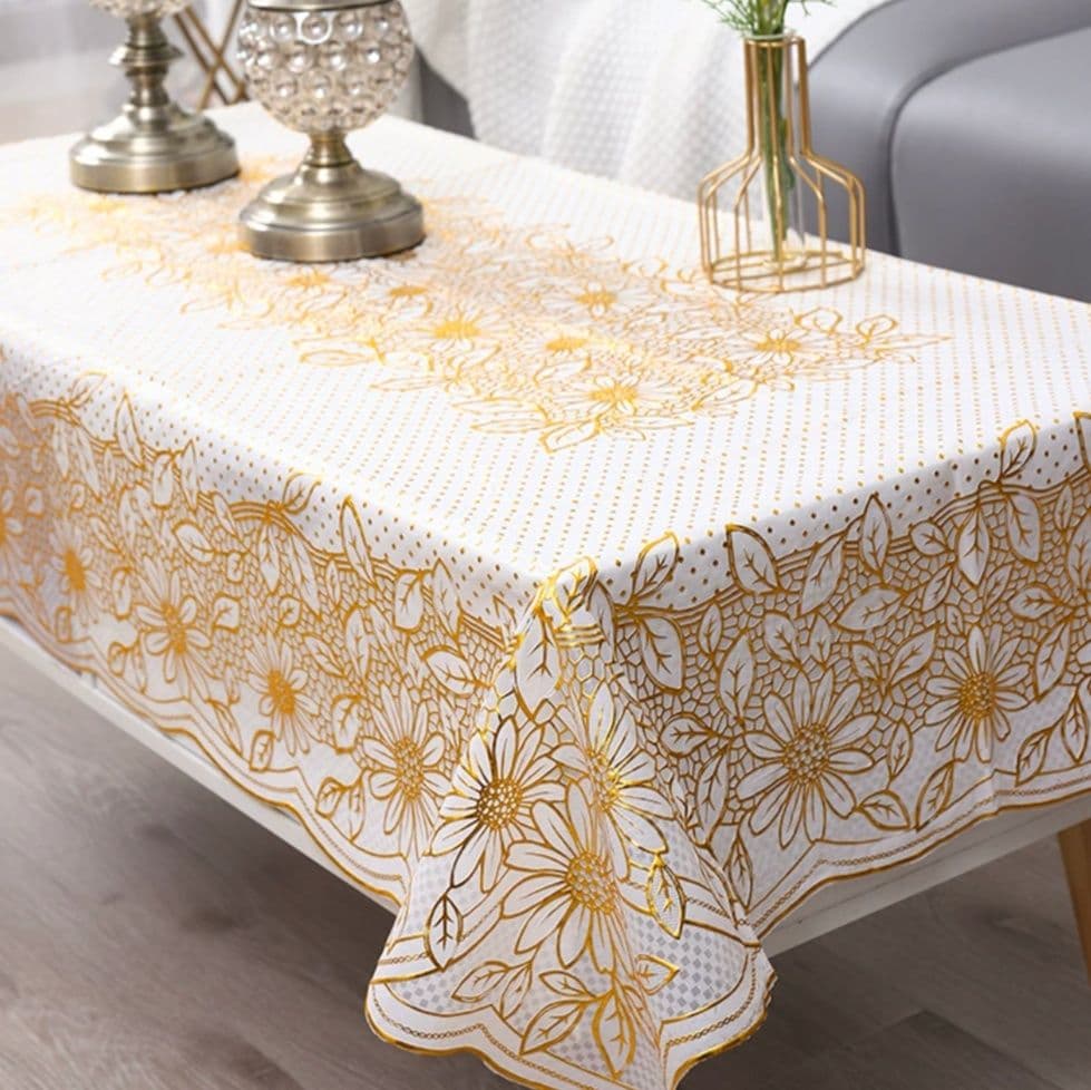 ヨーロッパ風のホットスタンピングテーブルクロス、防水油