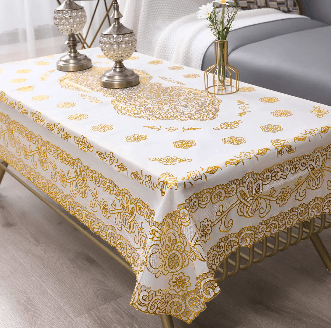 ヨーロッパ風のホットスタンピングテーブルクロス、防水油