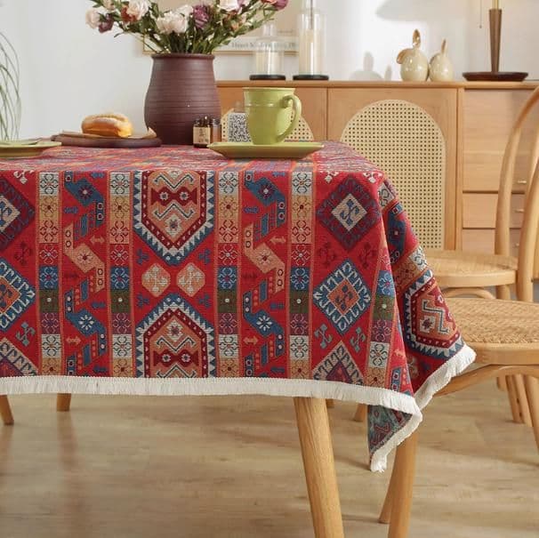 テーブルクロス 布 花と自然の彩りクロス