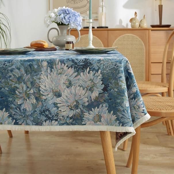 テーブルクロス 布 花と自然の彩りクロス