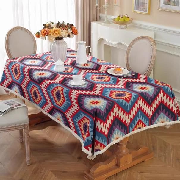 テーブルクロス 布 花と自然の彩りクロス