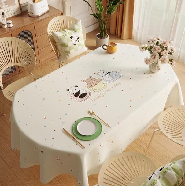 テーブルクロス 布 かわいい動物柄クロス