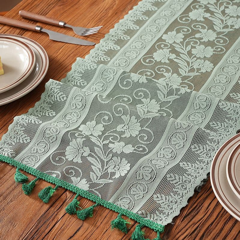 テーブルクロス センタークロス 華やか花柄レース