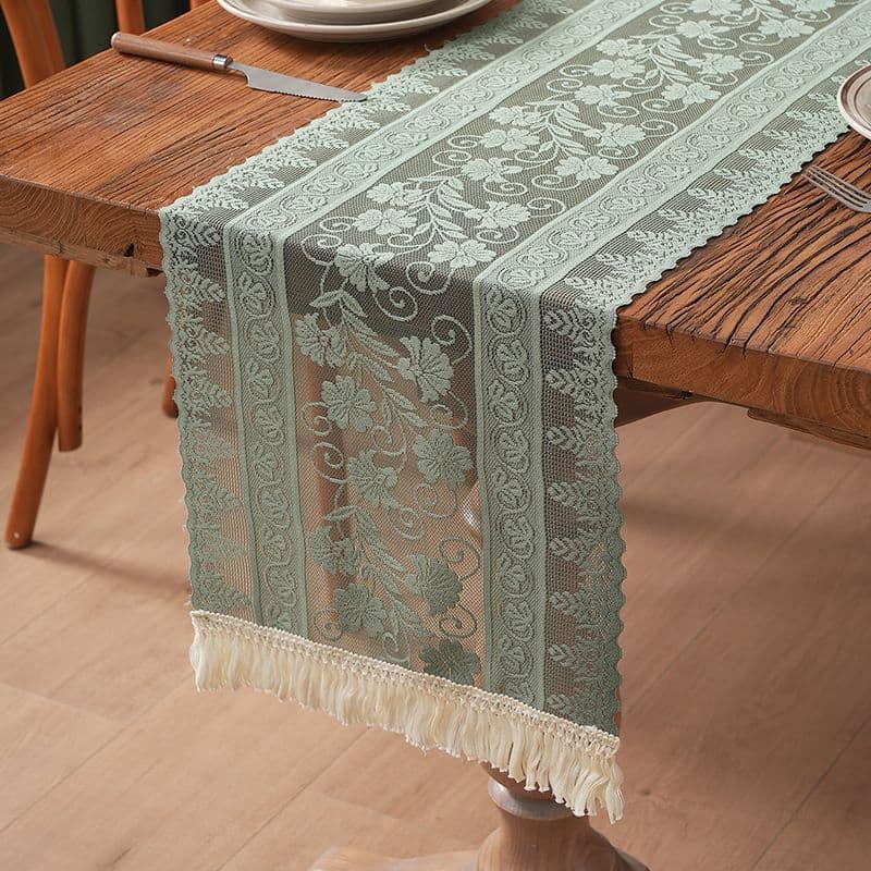 テーブルクロス センタークロス 華やか花柄レース