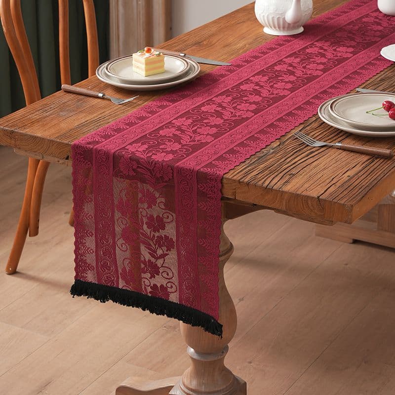 テーブルクロス センタークロス 華やか花柄レース