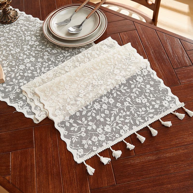 テーブルクロス センタークロス 華やか花柄レース