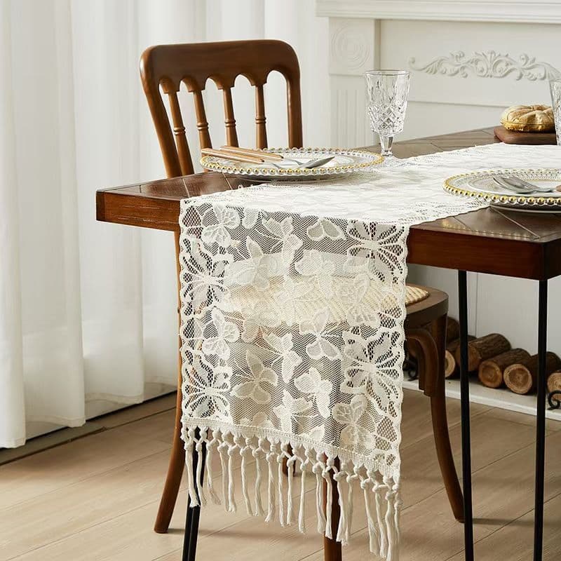 テーブルクロス センタークロス 華やか花柄レース