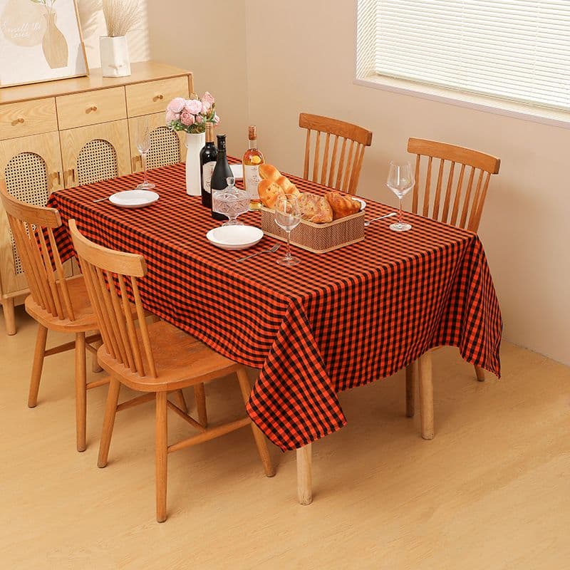 テーブルクロス チェック 格子柄のぬくもりテーブルクロス