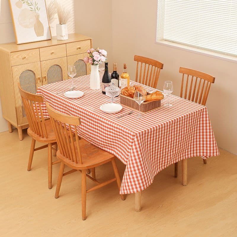 テーブルクロス チェック 格子柄のぬくもりテーブルクロス