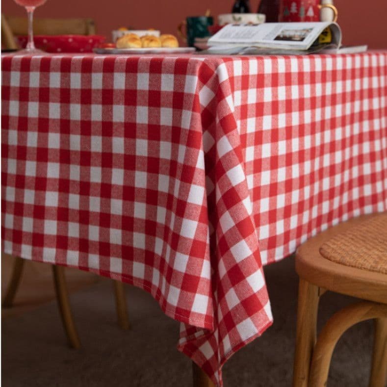 テーブルクロス チェック 伝統格子模様の食卓彩りテーブルクロス