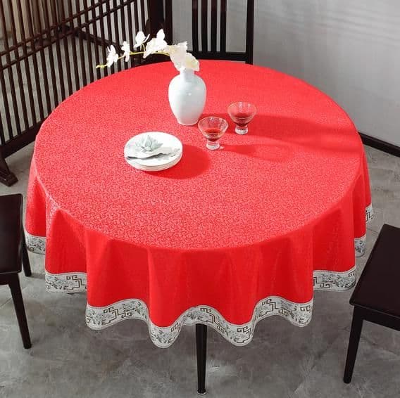 テーブルクロス 布 東洋風円卓クロス