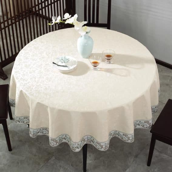 テーブルクロス 布 東洋風円卓クロス